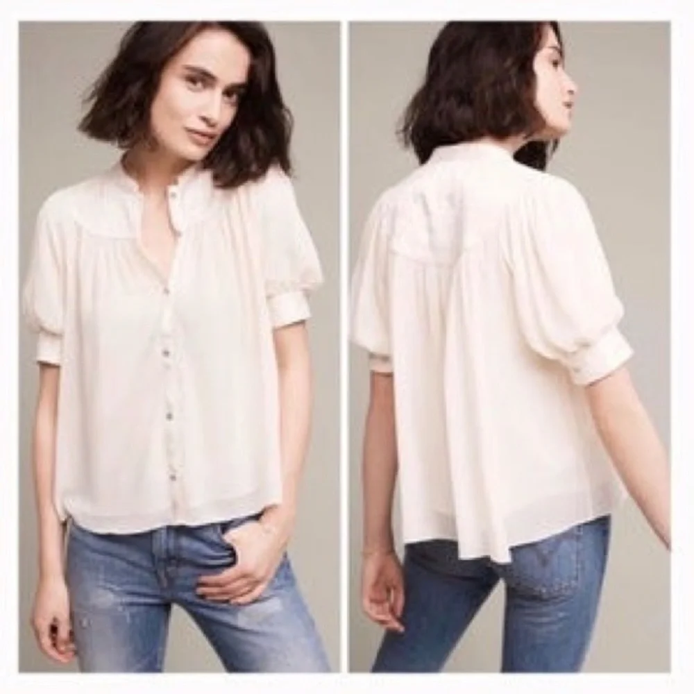 Anthropologie collar silhouette